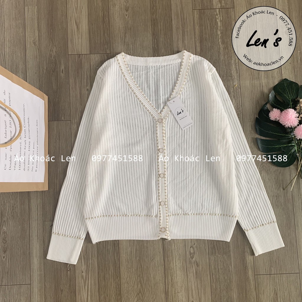ÁO KHOÁC NHẸ MỎNG VIỀN KIM TUYẾN