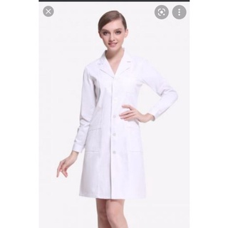 Áo blouse trắng bác sĩ tay dài
