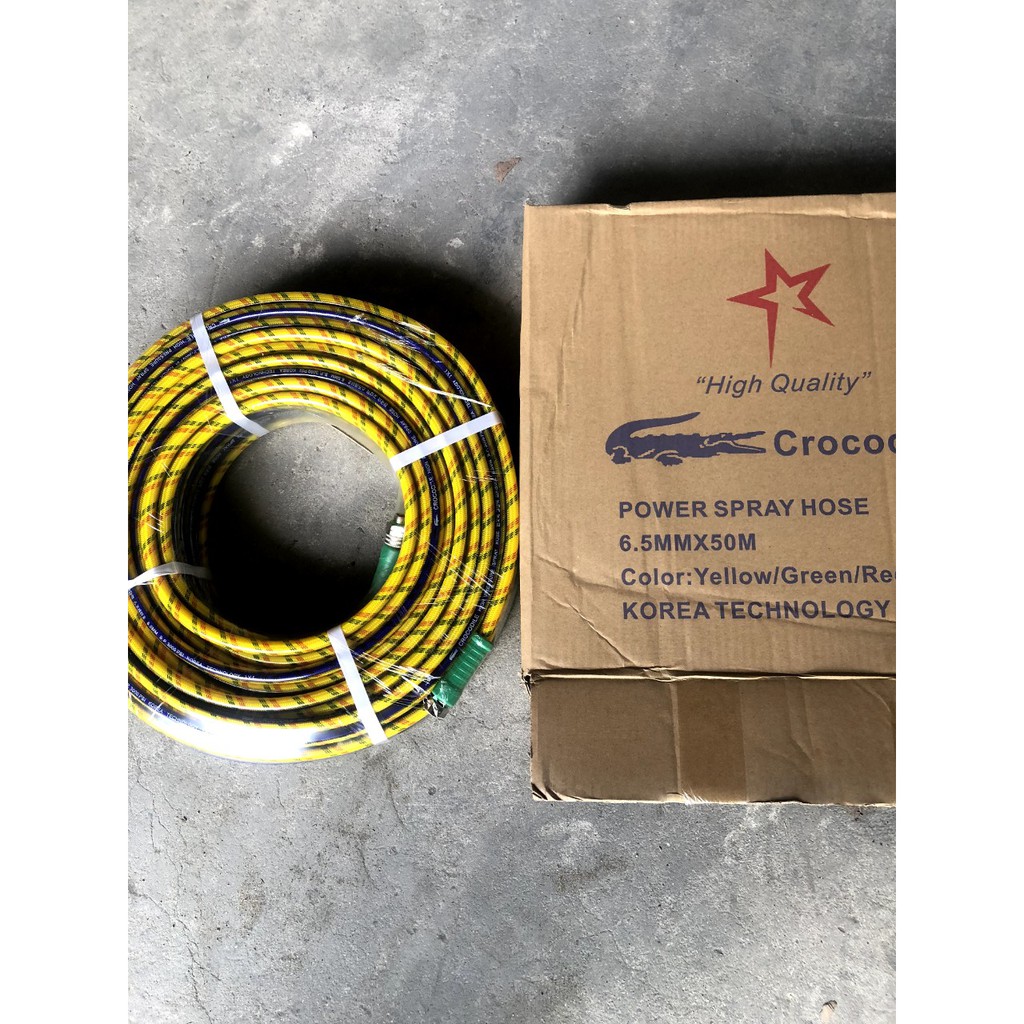 Dây Phun CÁ SẤU Áp Lực Cao Dùng Cho Phun Thuốc Sâu Trong Vườn - Đầu Xịt Rửa Xe - Giá Siêu Rẻ -Siêu Bền SỈ TOÀN QUỐC
