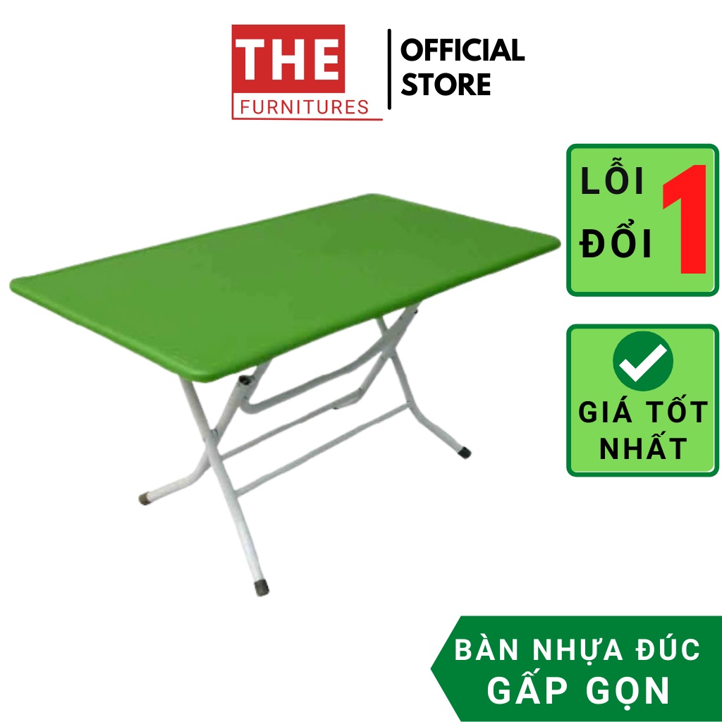 Bàn Nhựa Đúc Gấp Gọn Cho Học Sinh , Mầm non , Mẫu Giáo Rộng 50x90cm - THE Furnitures Official