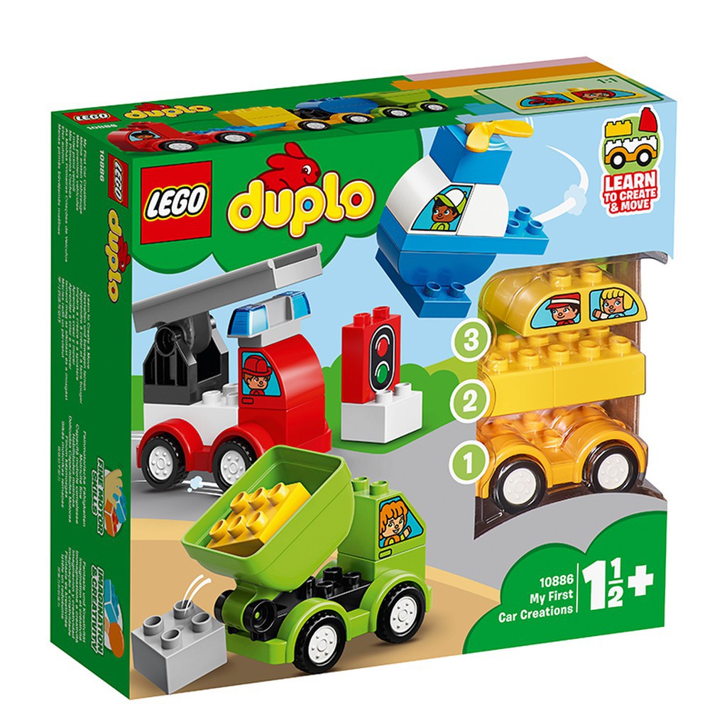 [Mã LIFELG1010 giảm 8% đơn 300K] LEGO DUPLO 10886 Bộ Xe Hơi Đầu Tiên Của Bé ( 34 Chi tiết) Đồ chơi lắp ráp giáo dục