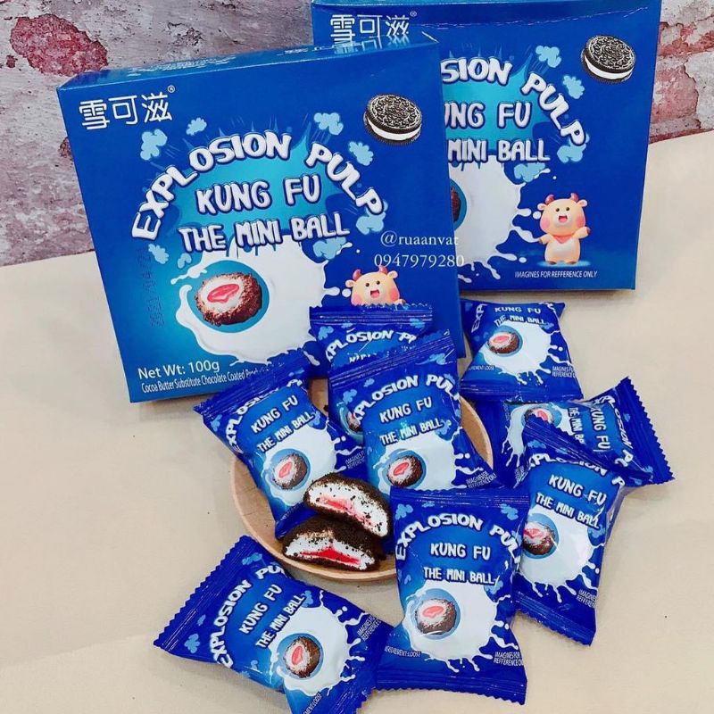 KẸO MARSHMALLOW OREO NHÂN DÂU