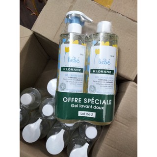 CẶP SỮA TẮM GỘI 2IN1 KLORANE PHÁP CHO BÉ