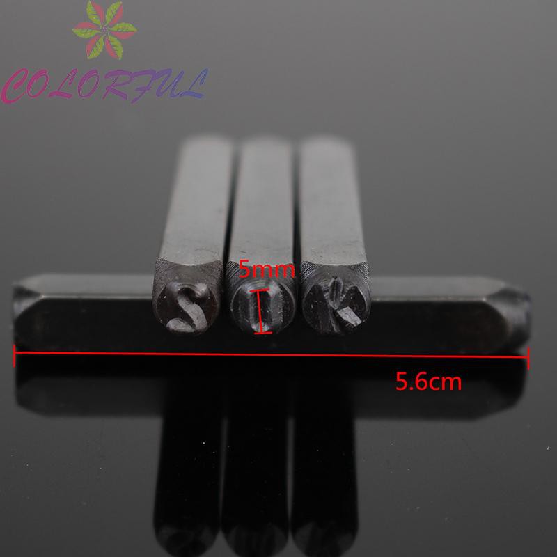 Bộ 36 Dụng Cụ Dập Dấu Họa Tiết Chữ Cái Và Số Tiện Dụng