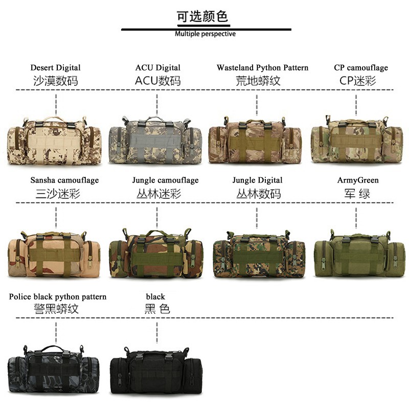 Túi mồi câu cá Túi đựng đồ câu cá Túi đựng bánh răng Nylon ngoài trời chống nước Sling Reel túi Lure Bag Túi câu cá đa chức năng