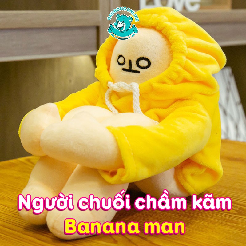Người Chuối Banana Man Nhồi Bông Trầm Cảm Đáng Yêu Cao Cấp Gấu Bông Online
