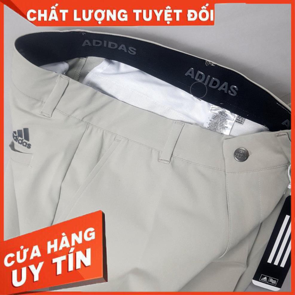Quần thể thao chơi Golf 2021 siêu đẹp - Dáng Slimfit -Vải không nhăn - Màu kem đậm