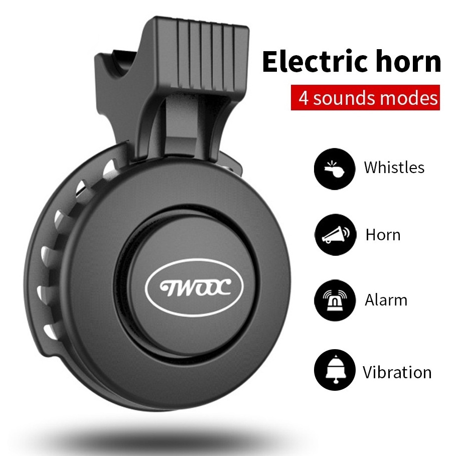 Chuông gắn tay lái xe đạp âm lượng 120db sạc cổng USB chống thấm nước