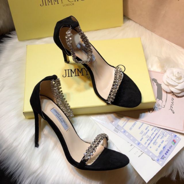 J Sandal quai đá gót nhọn 9p fullboc bill túi