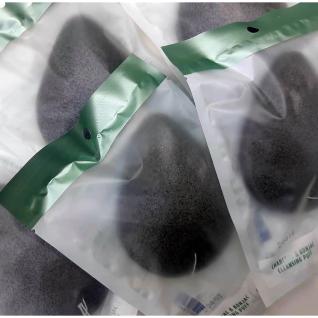 Bọt Biển Rửa Mặt Charcoal & Konjac Cleasing Puff