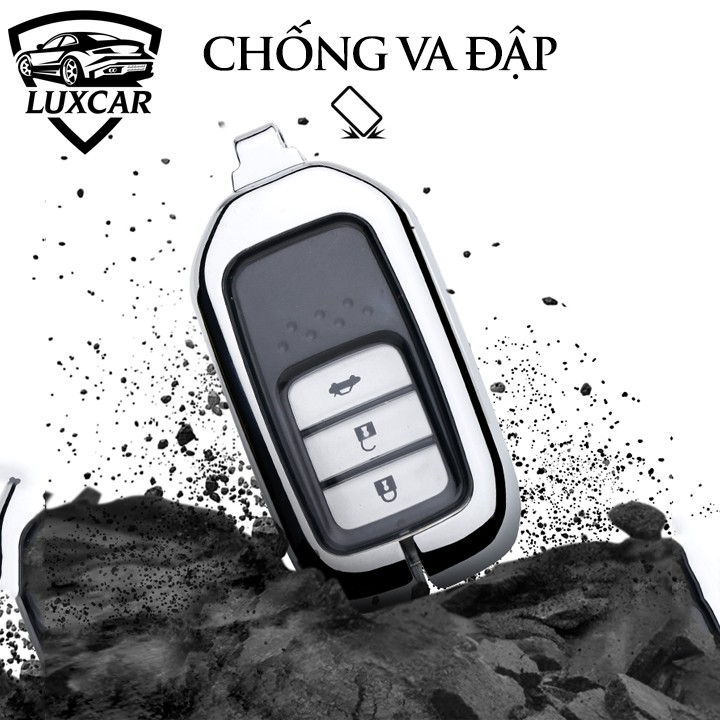 Ốp khóa hợp kim TPU LUXCAR cao cấp dành cho xe Honda CRV,HRV,JAZZ, ACCORD,CITY,CIVIC