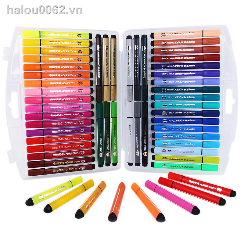 Spot☢Master bộ bút màu nước cho trẻ em mẫu giáo, bút màu có thể rửa được an toàn không độc hại cho học sinh tiểu học vẽ cọ bản, bút tô màu cho bé 12 màu, 24 màu, 36 màu, bút vẽ mỹ thuật chuyên nghiệp, có thể thêm mực đầu mềm