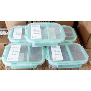 Hộp thuỷ tinh chia 2 ngăn Lock&lock 600ML