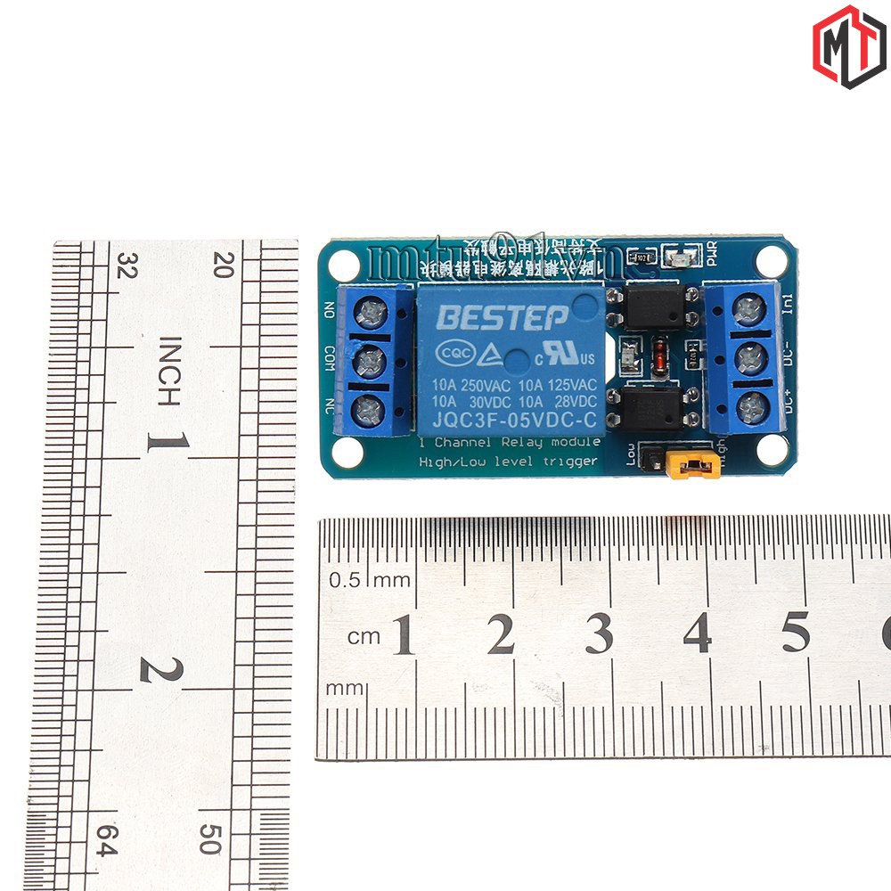 Module 1 Relay Với Opto Cách Ly , Kích HIGH/LOW 5VDC - 12VDC - 24VDC