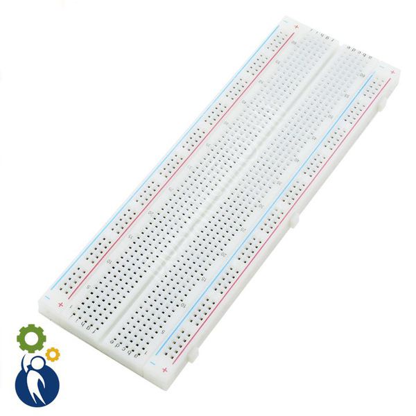 Bảng Mạch Breadboard 830 Lỗ MB-102, được sử dụng để gắn các module hoặc linh kiện điện tử