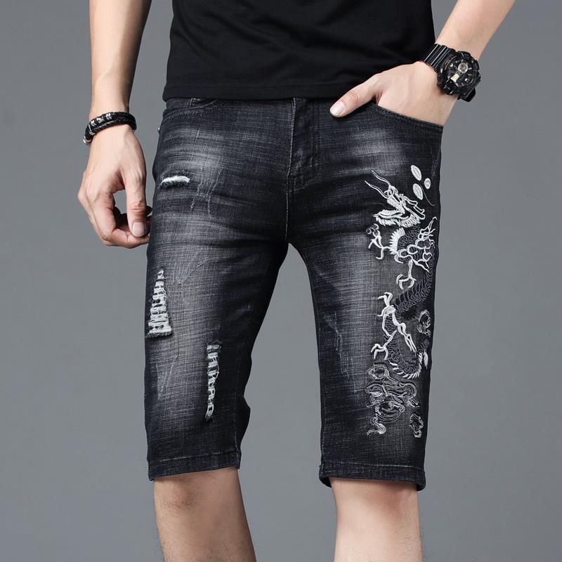 Quần jeans lửng thời trang dành cho nam mới