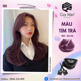 Thuốc Nhuộm Tóc Màu TÍM TRÀ Không Tẩy - LUXURY HAIR - TN085