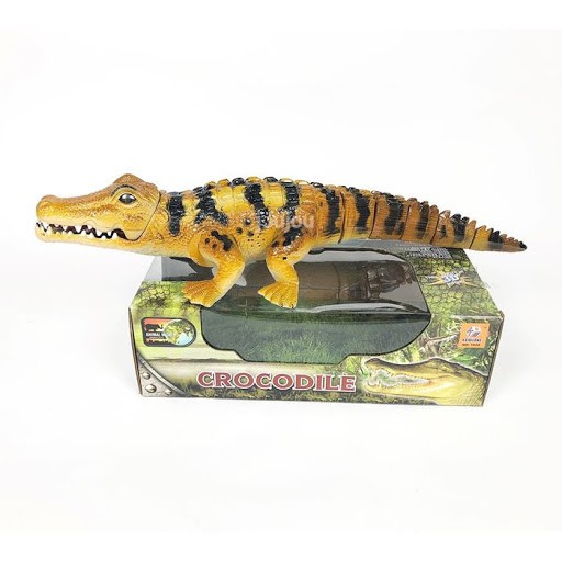 Đồ Chơi Cá sấu CROCODILE đồ chơi trẻ em chạy pin mô hình như thật giống thật 95% 2020 ( loại lớn 50 x 17 x 9 (cm)