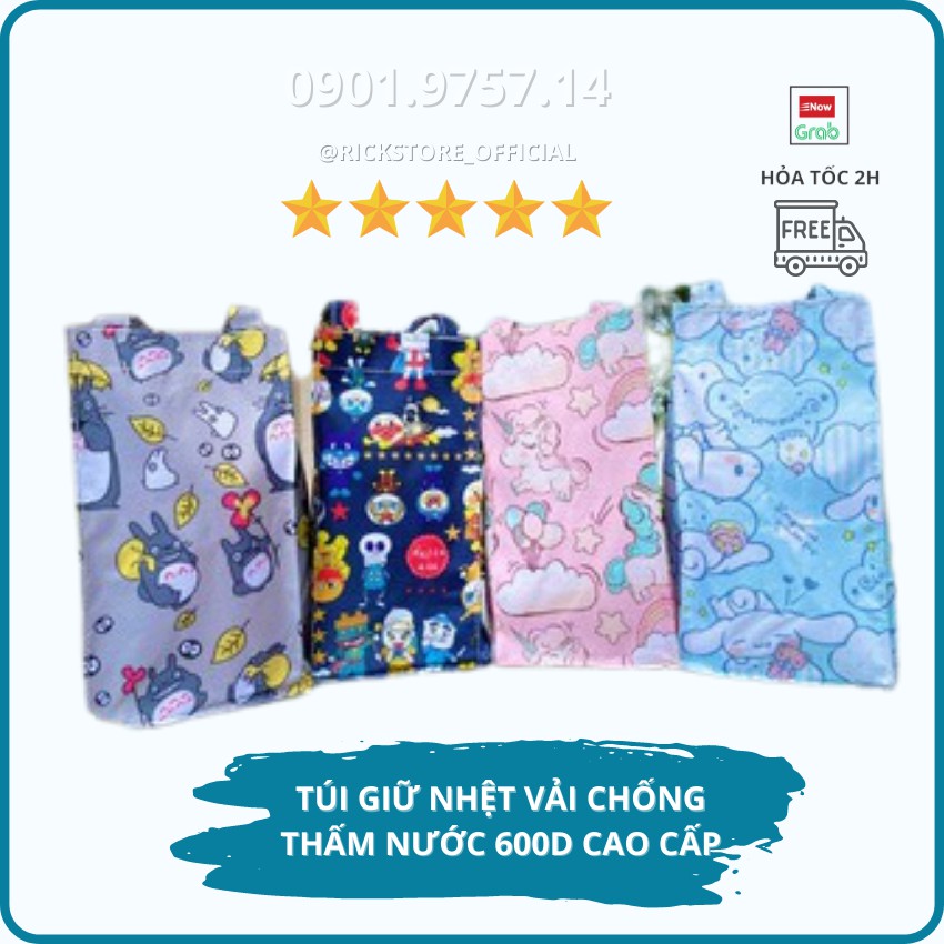 Túi Canvas Đựng Bình Giữ Nhiệt - Rick Store