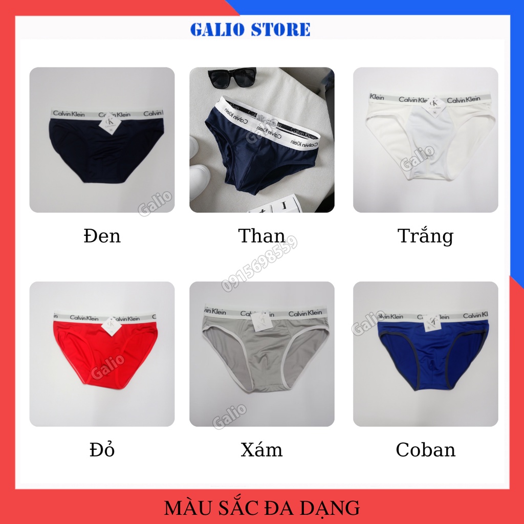 Quần lót nam tam giác, chất liệu sịp cao cấp thoáng mát mặc ngủ mặc nhà CK - GALIO