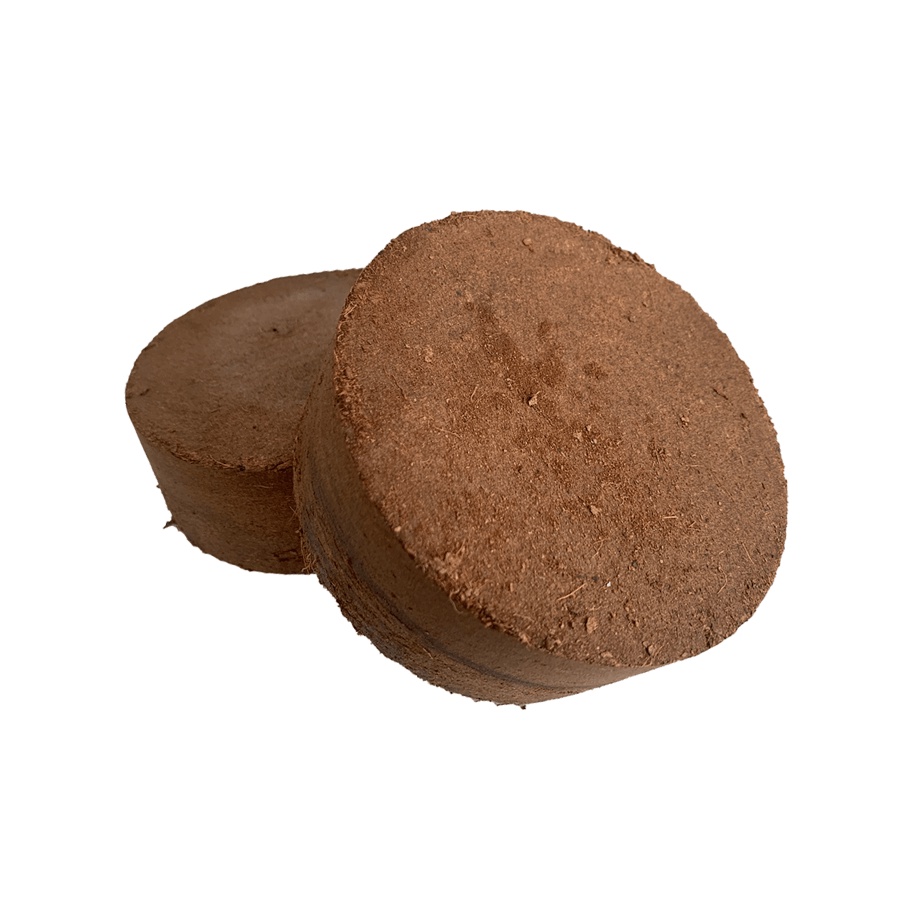 VIên nén xơ dừa trồng rau, hoa và cây cảnh, bánh viên mụn dừa đã qua xử lý, 500g