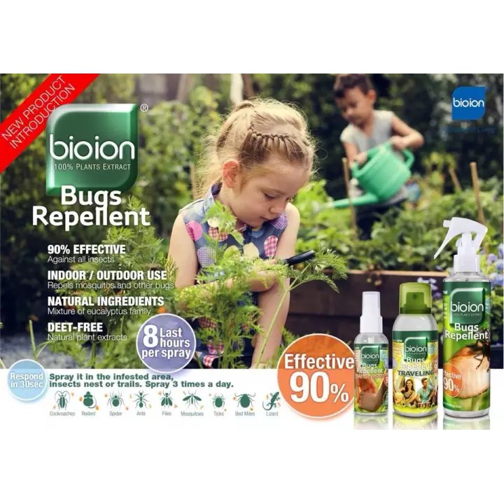 Bình Xịt Chống Côn Trùng Bioion Bugs Repellent 250ml