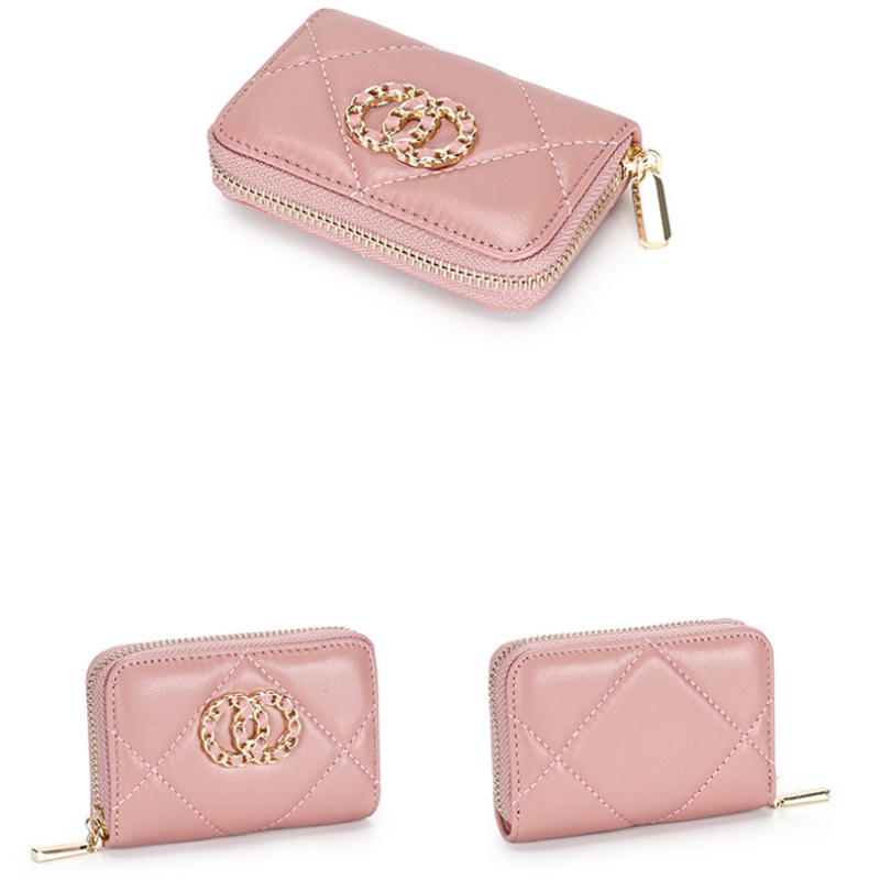 Ví da cừu SeaGloca cỡ nhỏ đựng thẻ phong cách thời trang dành cho nữ