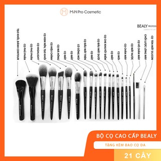 Bộ cọ trang điểm chuyên nghiệp Bealy cao cấp 21 cây