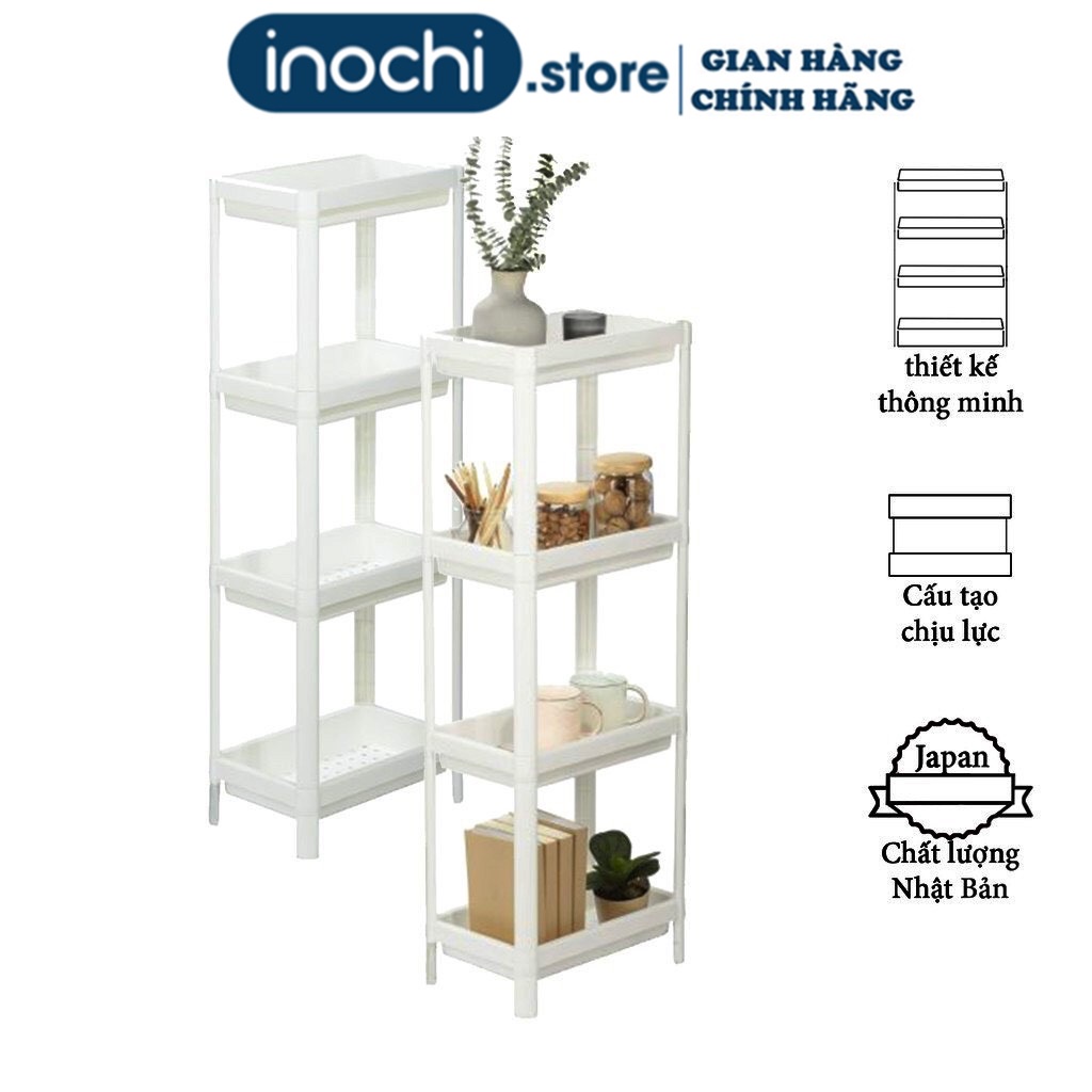 Kệ nhà tắm -Kệ nhựa Đa Năng 4 Tầng Inochi Nhựa Đựng Gia Vị Nhà Bếp thông minh Cao Cấp | BigBuy360 - bigbuy360.vn