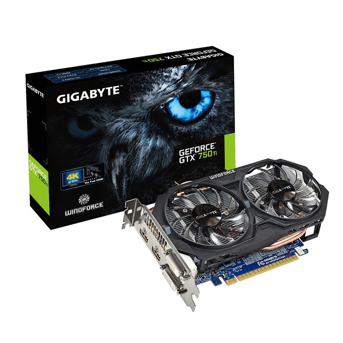 CARD MÀN HÌNH GIGA GTX750TI 2GB 2 Fan | BigBuy360 - bigbuy360.vn