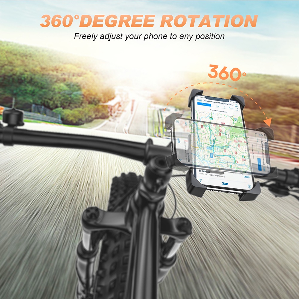 SGALAS Motorcycle CellPhone Holder Bicycle Phone Stand for  Samsung Mount