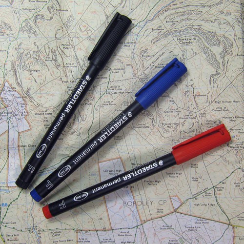 Bút dạ kính  STAEDTLER lumocolor permanent ® 318 nét F=1,2mm  chính hãng.