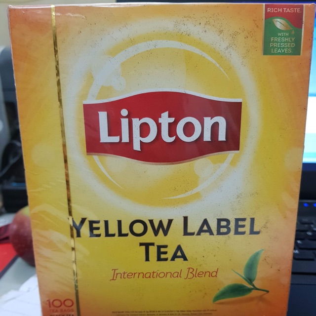 Lipton Nhãn vàng hộp 100 tép