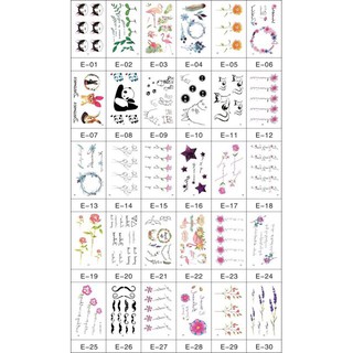 Hình xăm dán tattoo mini