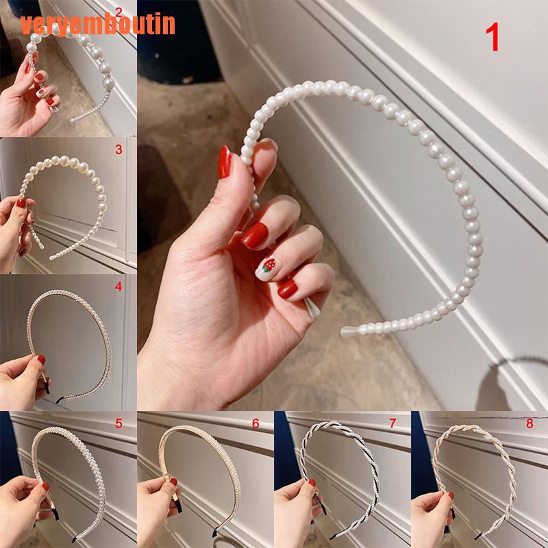 Cài Tóc Đính Hạt Ngọc Trai Giả Lấp Lánh Thời Trang