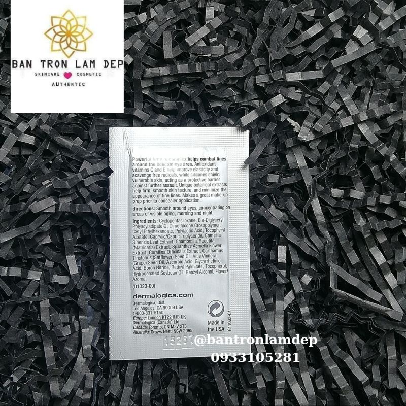 Mẫu thử kem dưỡng mắt Dermalogica Multivitamin Power Firm 2ml