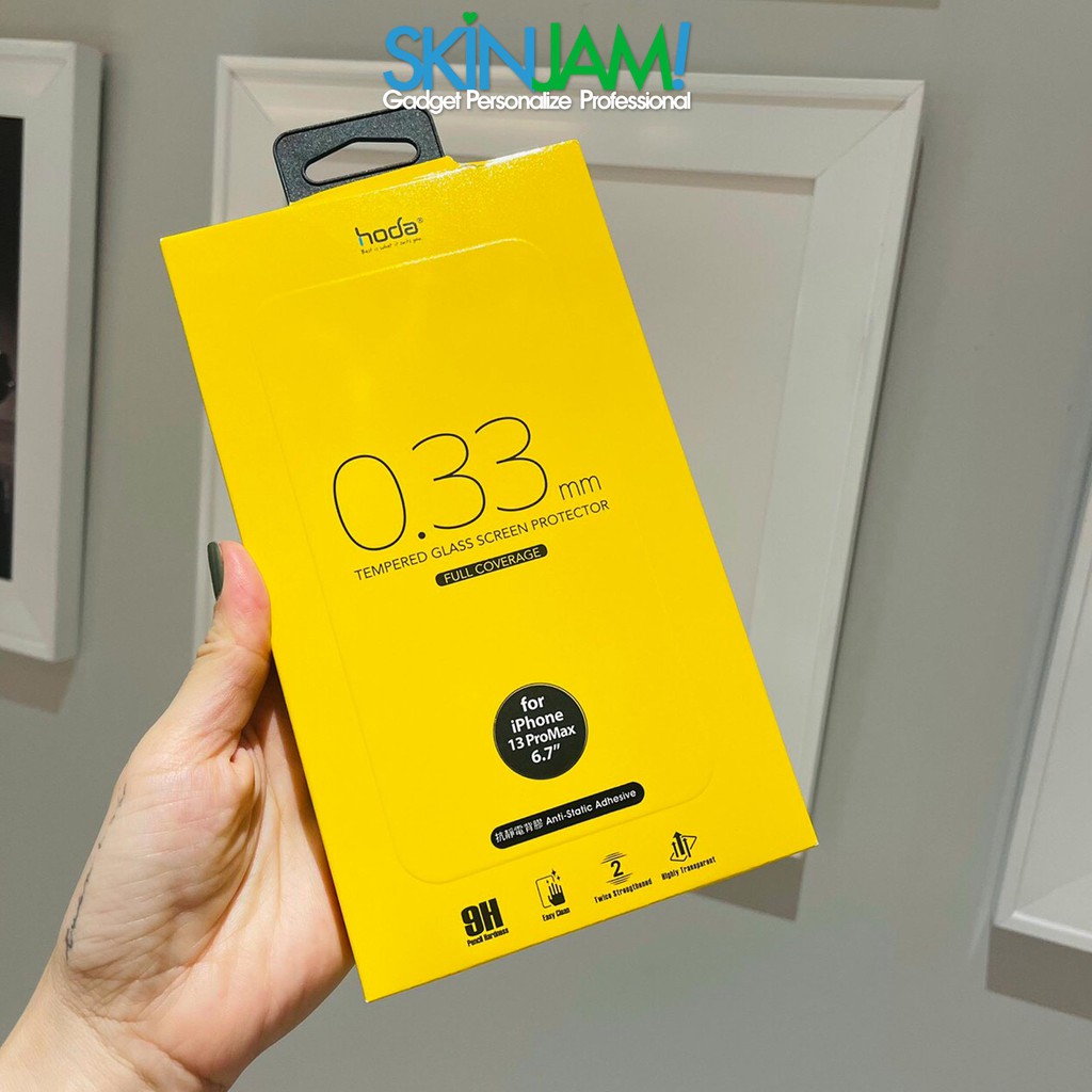 Cường Lực iP 15 HODA 0.33 mm Full Coverage 14Promax/ 14Pro/ 14/ 13/13Pro/13Promax/15/15Pro/15Promax Hàng Chính Hãng Hoda