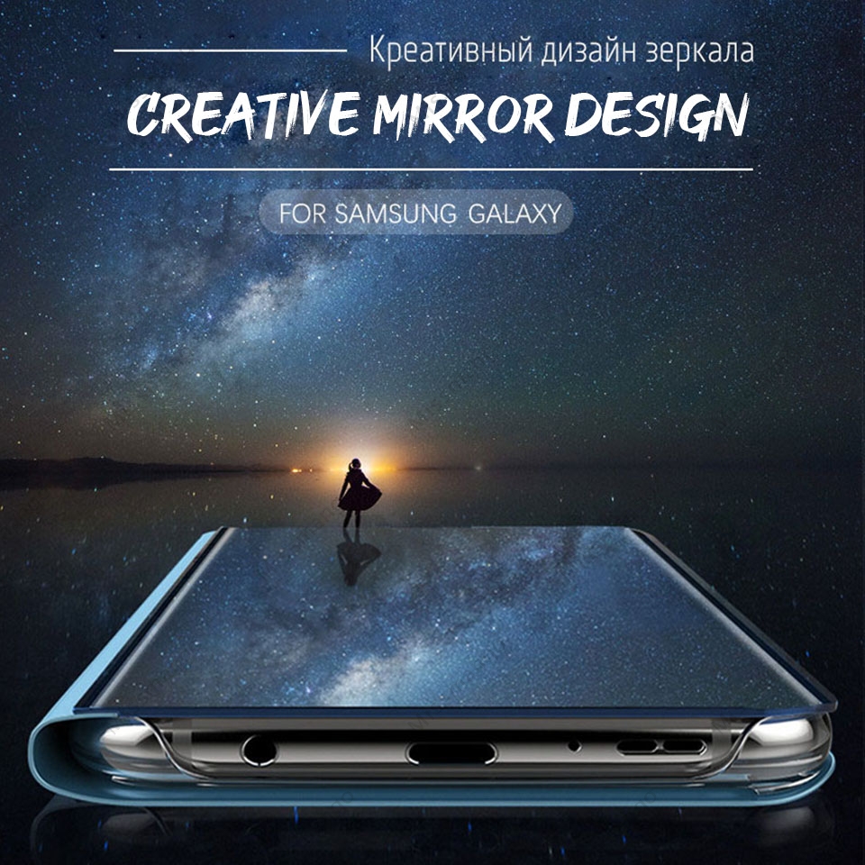 Bao Da Tráng Gương Thời Trang Cho Xiaomi Redmi Note 9 9s Pro 8 8t Max 9a 9c 8a 7a Poco X3 Mi 9t