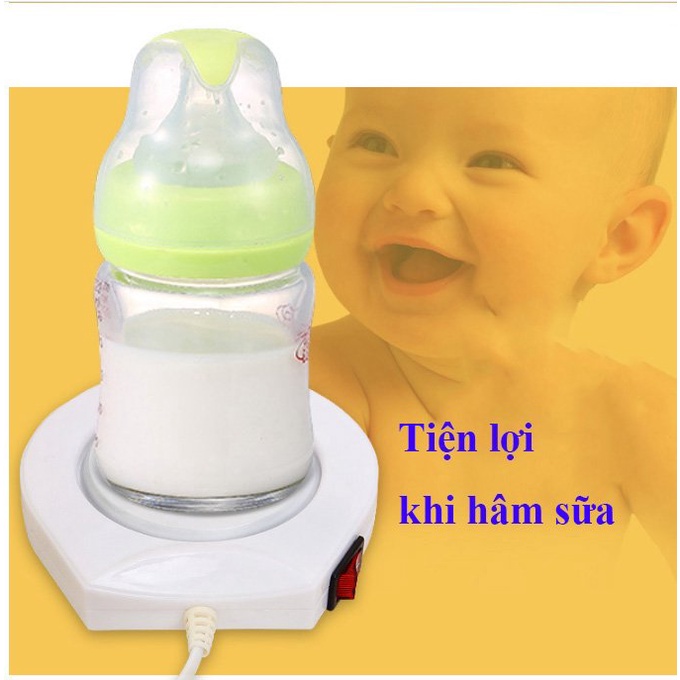 Đế hâm nóng mini bằng điện, hâm nóng sữa, nước, đồ uống tiện lợi