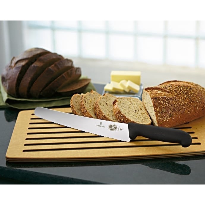 Dao cắt bánh mỳ bánh ngọt Victorinox Swiss Classic nhập khẩu từ Thuỵ Sỹ 22cm cán nhựa đen