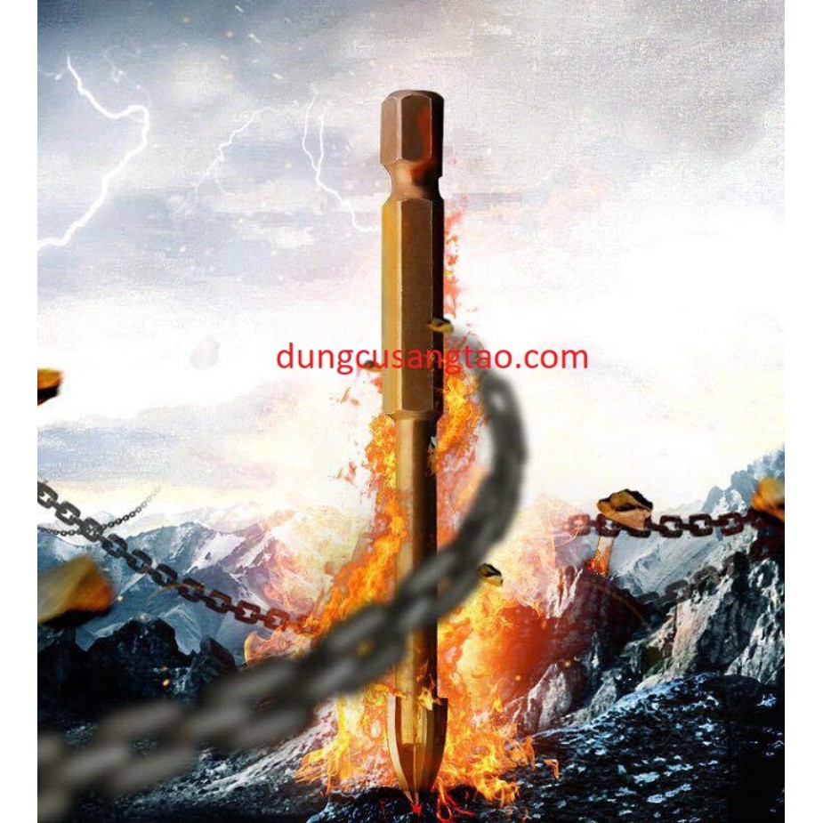 Mũi khoan gạch, đá, kính, bê tông đa năng