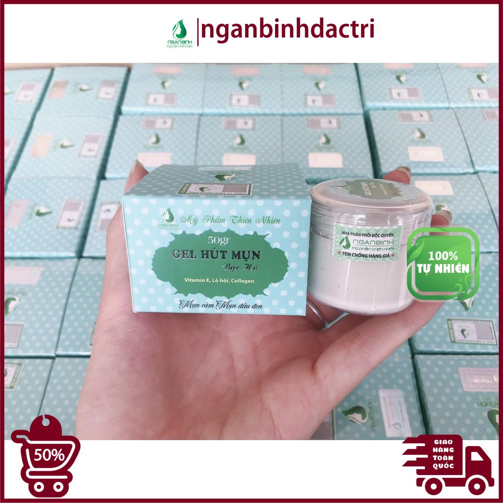 ( Mẫu mới ) Gel hút mụn bạc hà, gel lột mụn bạc hà Ngân Bình chính hãng