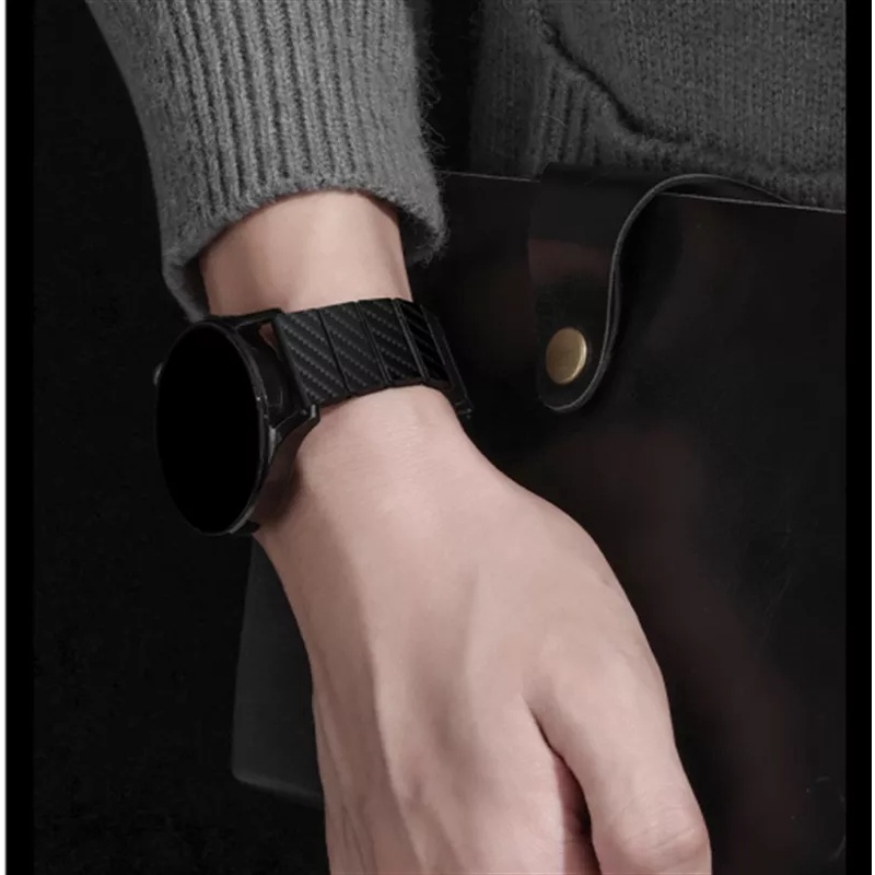 For Huawei watch GT3 Pro Dây đeo bằng sợi carbon cho Đồng hồ thông minh Huawei watch GT3 Pro 43mm 46mm Dây đeo chống nước