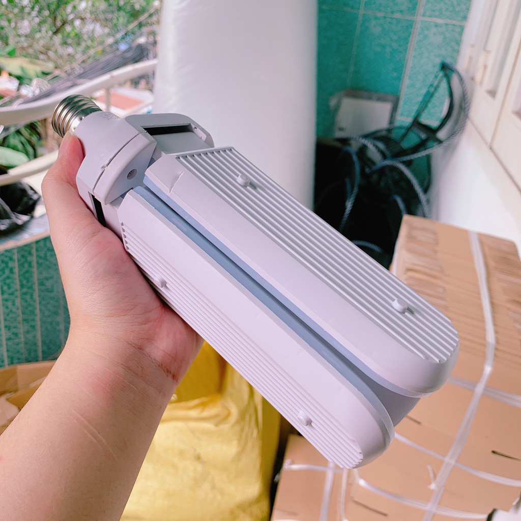 Bóng đèn Buld 3 bóng hình cánh quạt công suất 45W - Hiệu suất hoạt động 2 năm