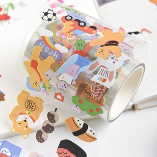💥STICKER WASHI DẠNG CUỘN NHIỀU CHỦ ĐỀ💥