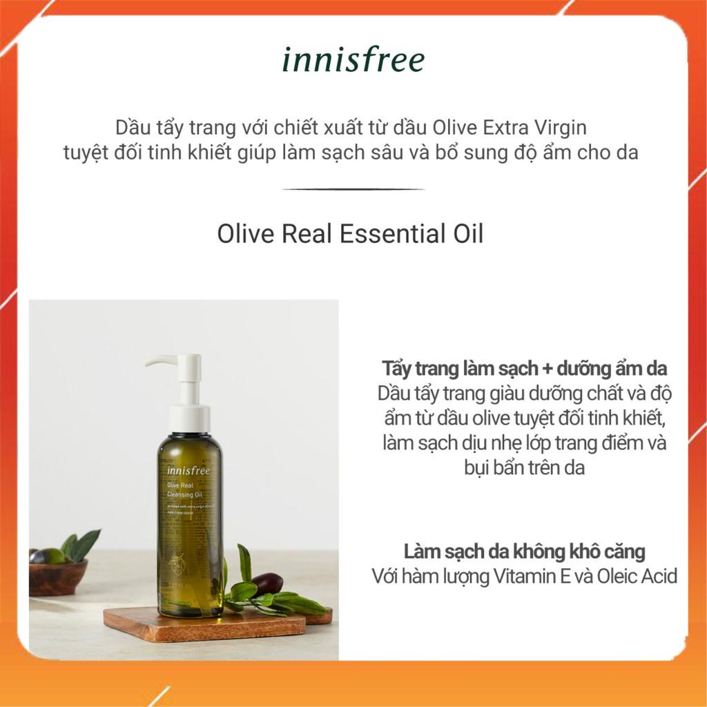 [Chính Hãng] Dầu tẩy trang dưỡng ẩm innisfree Olive Real Cleansing Oil 150ml