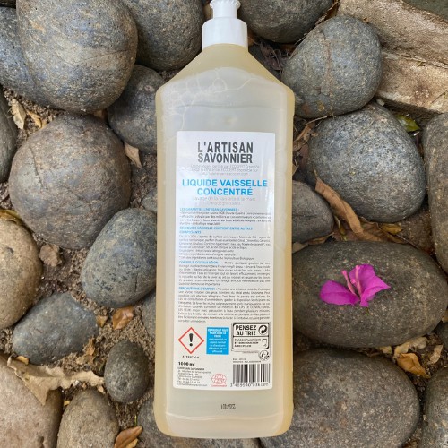 Nước rửa bát sinh học đậm đặc oải hương Artisan Savonnier 1L