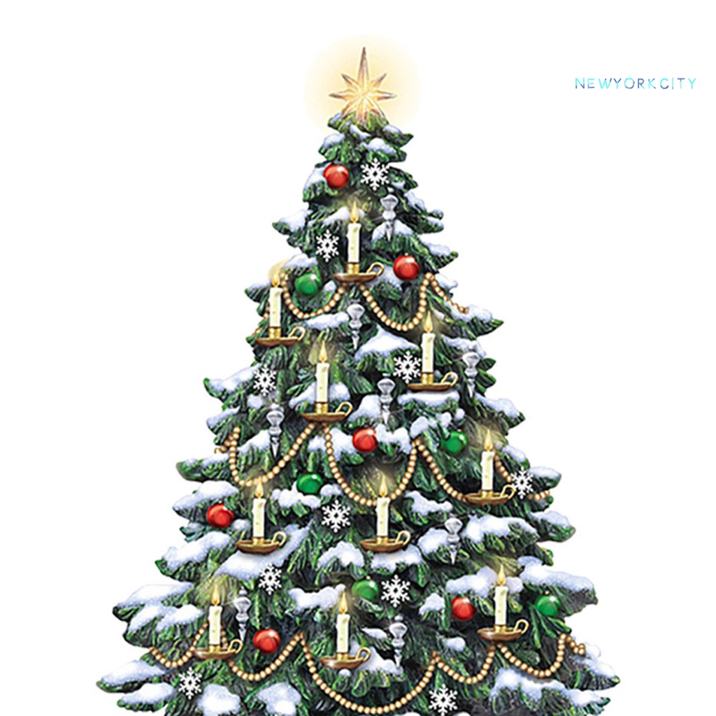 1 Tấm Đề Can PVC Hình Ông Già Noel Trang Trí Giáng Sinh Nhẹ Nhàng Xoay Được