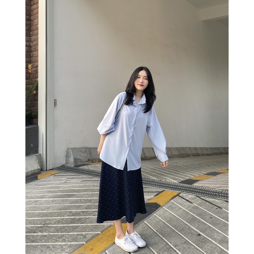 [ảnh đôc QUYỀN MEGGIECLOSET] ÁO SƠ MI TAY PHỒNG | BigBuy360 - bigbuy360.vn