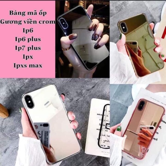 Ốp gương soi cho dòng máy iphone